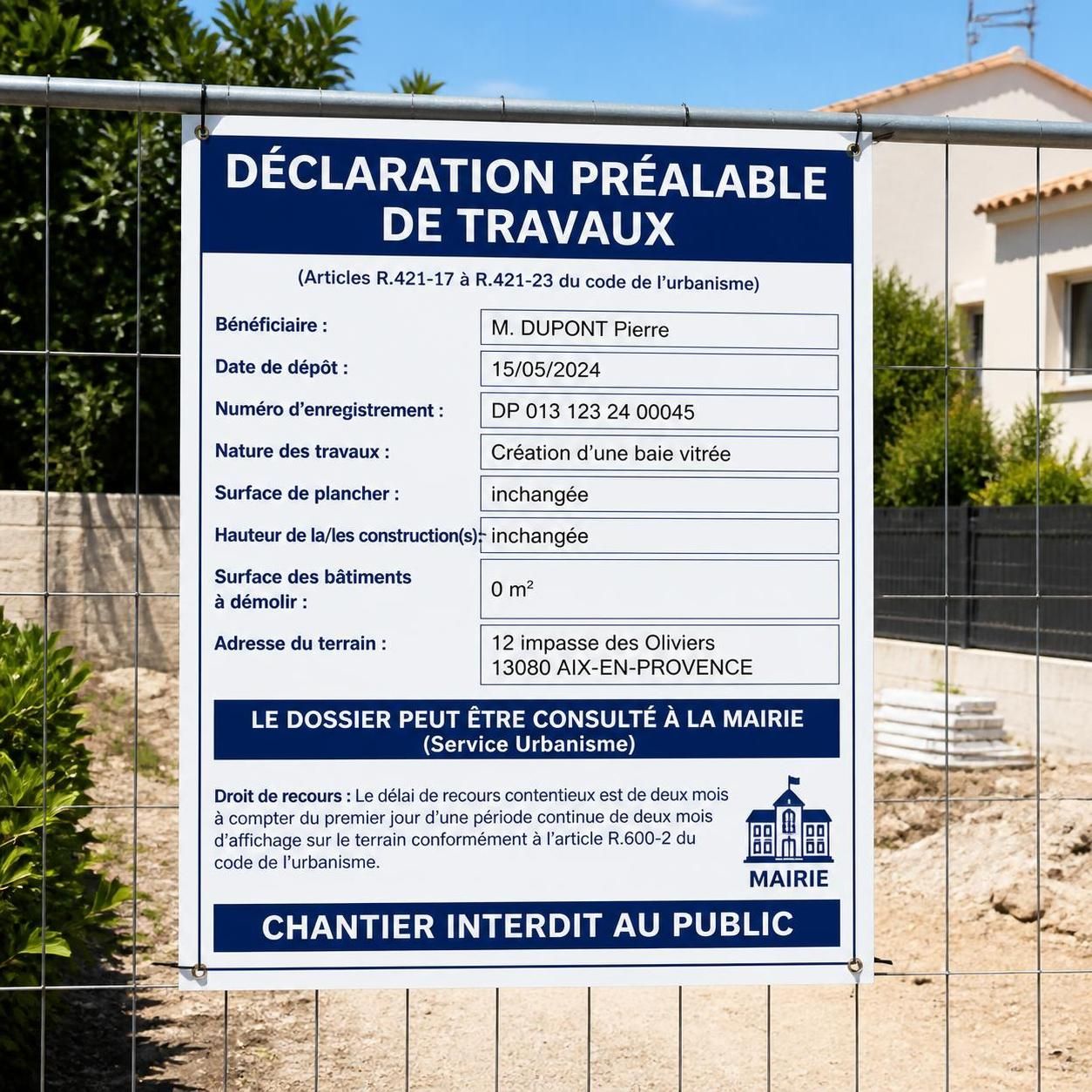 découvrez où trouver un modèle gratuit et conforme de panneau d'affichage pour votre déclaration préalable. guide pratique pour respecter les normes légales en vigueur.