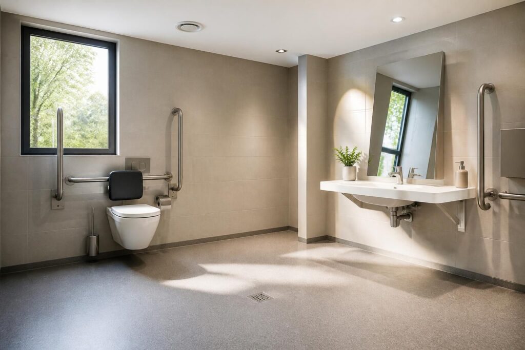 découvrez les normes sanitaires pmr essentielles pour garantir des toilettes et espaces accessibles dans les erp, assurant confort et conformité aux exigences légales.