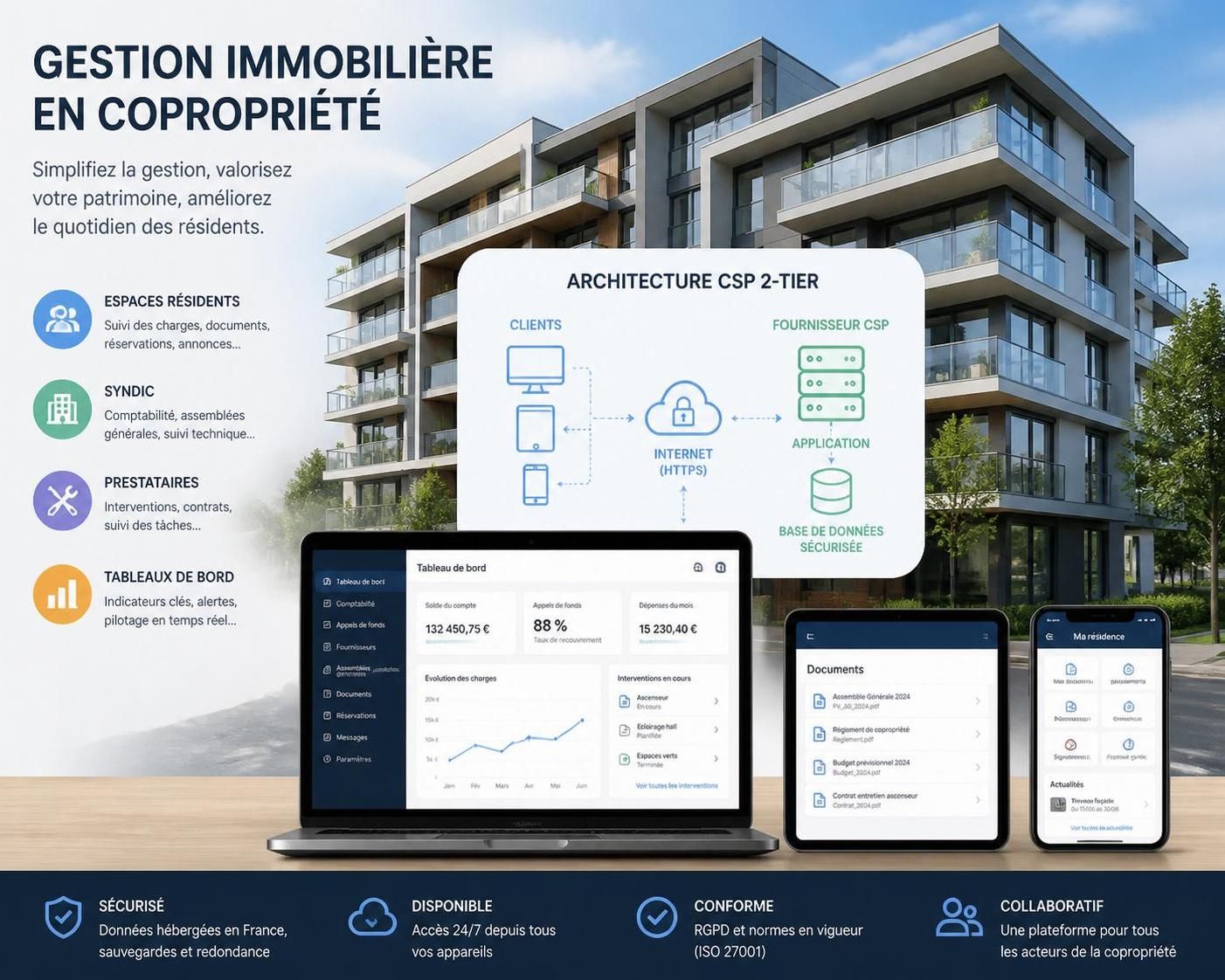découvrez l'impact du modèle csp 2-tier sur la gestion immobilière en copropriété et comment optimiser l'administration de vos biens grâce à cette approche.