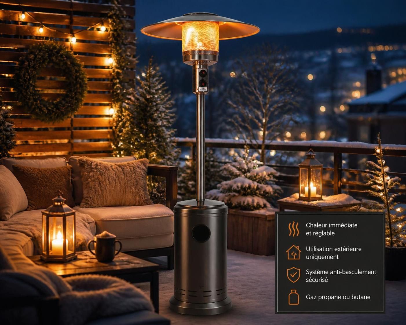 découvrez comment choisir la cartouche de gaz idéale pour votre chauffe-terrasse cet hiver afin de profiter d'une chaleur optimale et sécurisée en extérieur.