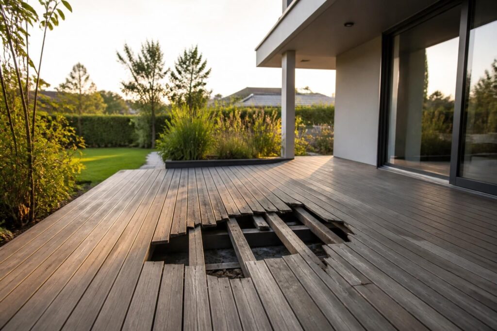 découvrez pourquoi une terrasse creuse représente un risque pour la solidité de votre aménagement extérieur et comment prévenir ce défaut pour assurer sa durabilité.