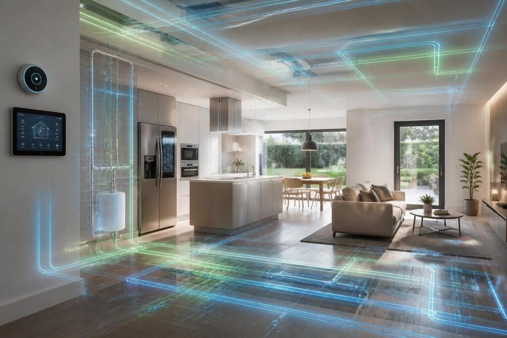 découvrez les enjeux des canalisations et réseaux pour l'habitat connecté, garantissant performance, sécurité et confort dans votre maison intelligente.