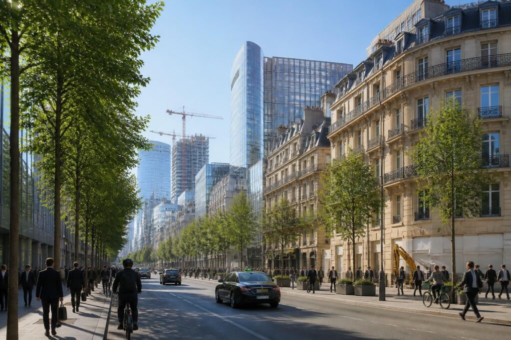 découvrez le quartier d’affaires du 7 rue de téhéran à paris 75008, un secteur dynamique en pleine transformation mêlant modernité et opportunités économiques.