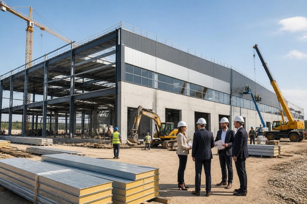 découvrez les avantages d'une construction de bâtiment industriel clé en main pour votre entreprise : gain de temps, maîtrise des coûts et qualité assurée.
