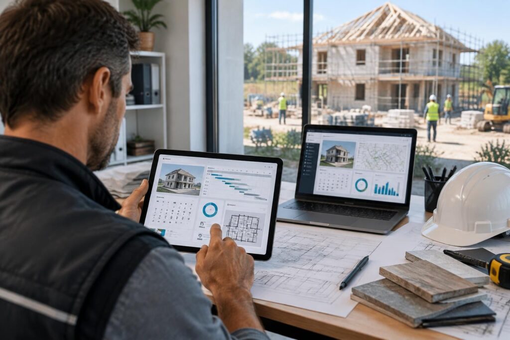 découvrez batigest online, le logiciel sage dédié au bâtiment : gestion des devis, factures, chantiers et suivi d’activité pour simplifier le quotidien.