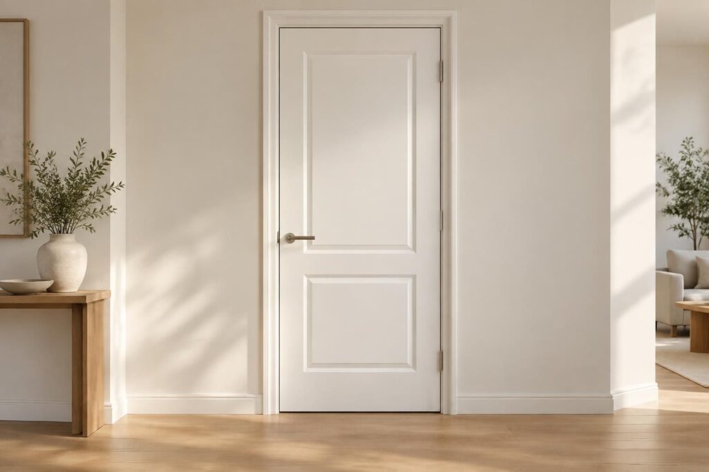 choisissez la porte intérieure laquée blanche idéale : découvrez les styles, dimensions et finitions pour trouver le modèle seul adapté à votre intérieur.